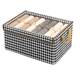 Ten thousand people repurchase! Houndstooth storage box with lid