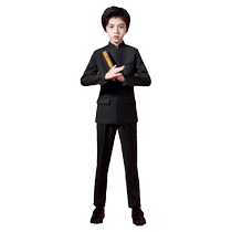 Boys suit Chinese tunic suit Republic of China Chinese style childrens dress host piano performance suit handsome eldest child