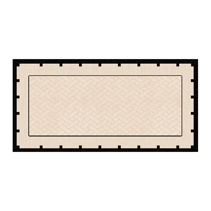 Delicate texture, durable and wear-resistant bay window mat