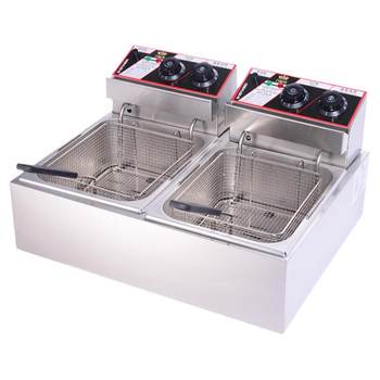 Baiweike commercial double-pot electric frying furnace collection fasunfeng