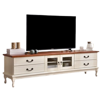 Ouya Yijia solid wood TV cabinet coffee table combination living room home floor cabinet European style bedroom modern simple small apartment
