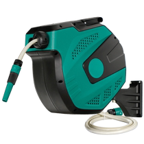 Automatic retractable recycling flower watering car wash water gun water pipe truck villa garden gardening water pipe storage rack pipe reel