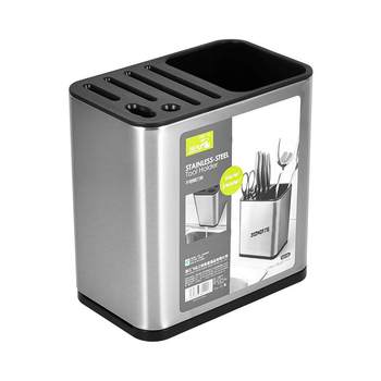 Multifunctional storage kitchen utensils with drain port