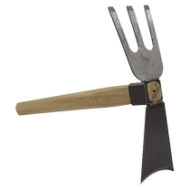 Small hoe agricultural tools outdoor vegetable gardening household old-fashioned flower planting and weeding artifact rake digging soil multi-function
