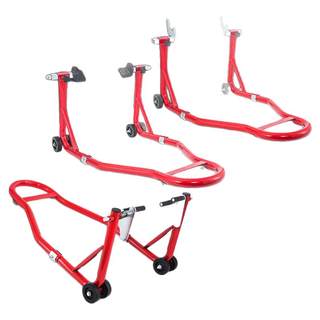 Integrated load-bearing motorcycle front and rear wheel lift frame parking rack repair parking rack chain maintenance tool