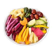 Delicious 12 kinds of comprehensive fruit and vegetable crisps dried vegetables and fruits mixed package 208g*3 bags of casual ready-to-eat snacks