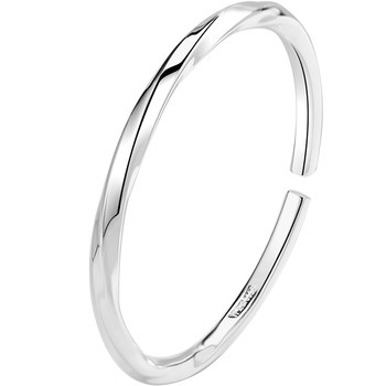 Möbius ring silver bracelet for women sterling silver open solid 9999 silver bracelet 520 Valentine's Day ຂອງຂວັນໃຫ້ແຟນ