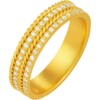 Trendy Acer souffle royal gold diamond ring solid gold hand jewelry high-end diamond birthday gift W