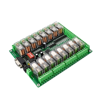 16-channel RS232 485 serial port relay switching value acquisition output input io control board module