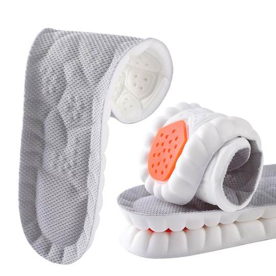 Plantillas especiales para calzado de protección laboral para prevenir dolores en los pies después de estar de pie durante largos periodos de tiempo.