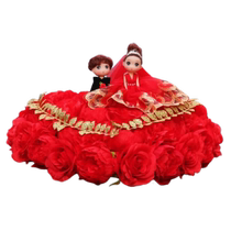 Full set of wedding car decorations auxiliary front flower bridal knot wedding layout creative red simulation wedding flower fleet