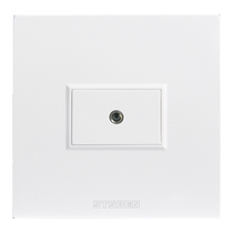 Type 86 concealed multimedia audio single-hole headphone panel direct plug-in solderless 3 5mm audio socket