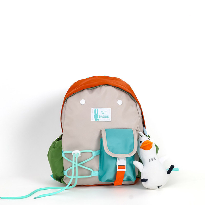 Lightweight children's outdoor backpack parent-child travel school bag