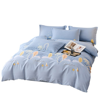 纯棉磨毛被套单件秋冬季加厚全棉单人被罩150x200双人200x230定制