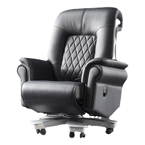 Hanzhen Tangxi Electric Genuine Leather Boss Chair Reclining Massage Office High-end Cowhide Office Chair Comfortable and Sedentary