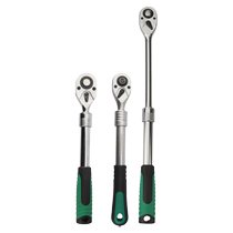 Wolfan telescopic ratchet wrench industrial-grade small medium and large fly gear two-way fast wrench sleeve 24 72 teeth