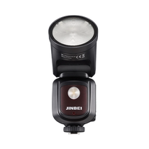 JINBEI Jinbei HD-1 flash de caméra à tête ronde lumière vidéo de prise de vue en extérieur adaptée aux griffes dappareil photo Canon Nikon Fuji Panasonic flash de griffe unique Sony lumière de remplissage TTL de synchronisation à grande vitesse