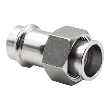 304 Thin-Walled Stainless Steel European Standard Compression Internal Thread Movable Adapter German Standard Drinking Water Pipe Fittings 316L