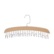 Household silk scarf storage hook multi-functional scarf hanger solid wood belt belt storage artifact tie rack