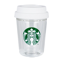 (Self-operated) Starbucks Starbucks glass cup for boys and girls high-looking coffee office double-layer cup