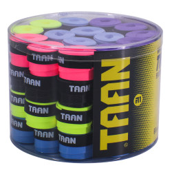 TAAN Taian ມືກາວ tennis racket sweat-absorbent PU badminton ແຫ້ງເປັນເງົາຫນຽວຫນຽວຕ້ານການເລື່ອນການຈັບປາດ້ວຍມືກາວ