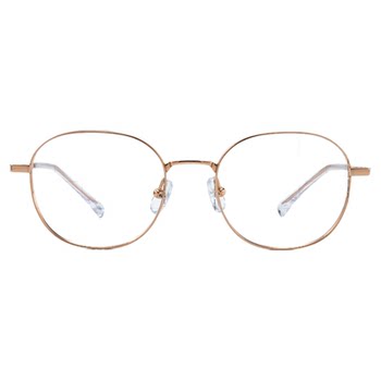 High myopia glasses small frame full frame pure titanium neutral