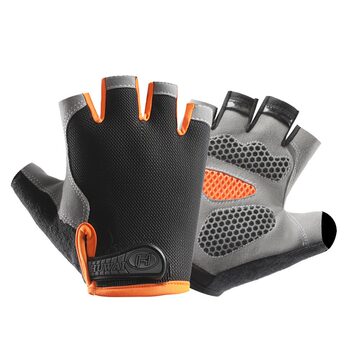 Shock-absorbing anti-slip sports fitness gloves