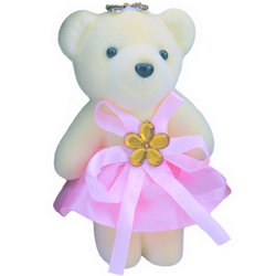 Rose flower bear doll cartoon bouquet doll doll foam bear bouquet bear flower shop floral package flower material