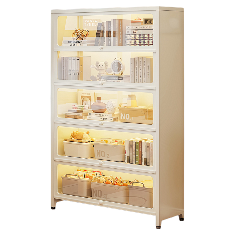 Anjuke extra thick steel bookcase can hold A4 books