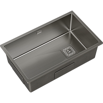Raindance waterfall sink large single sink kitchen sink 304 stainless steel sink sink under counter basin 1286