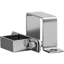 304 stainless steel square card square card square tube buckle riding clamp ohm right angle bracket clamp u-shaped tube clamp