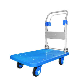 Lianhe Uni-Silent trolley pull truck with flatbed truck warehouse workshop trolley ເບກມື