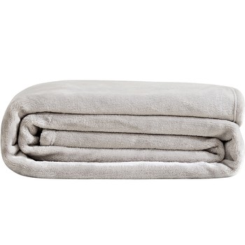 Luolai home textiles autumn and winter thickened warm student sofa blanket blanket double bed single flange cover blanket flannel blanket