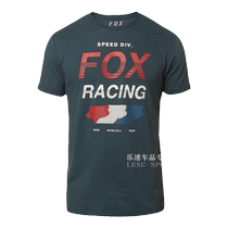 American FOX été mince sports de plein air et loisirs T-shirt col rond à manches courtes mode lâche T-shirt à manches mi-longues haut