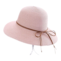 Summer ladies new hat straw hat small eaves leisure small crowdsand beach seaside sunscreen sunscreen Han version fisherman hat