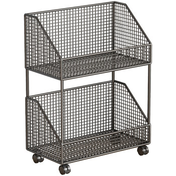 Kitchen shelf floor-standing multi-layer vegetable basket basket