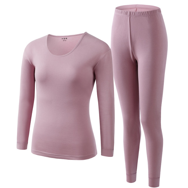 Ab pure cotton brushed velvet ຊຸດ underwear ຄວາມຮ້ອນຂອງແມ່ຍິງ