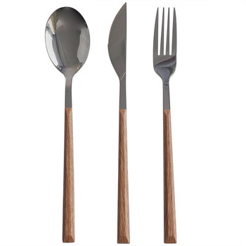 Hicolorlife western food 304 stainless steel knife and fork spoon