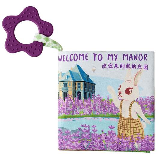 Livre en tissu Manxi pour bébé et tout-petit, livre déchirable à la main, jouet incassable