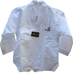 Guangzhou Xiangpai Pure Cotton All-White Taekwondo Uniform Training Clothing Performance Clothing for Teenagers, Children, and Adults