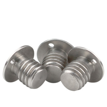 Pan-tilt tripod screw conversion nut imperial 3/8 to 1/4 stainless steel belt installation double hole hand screw inner teeth