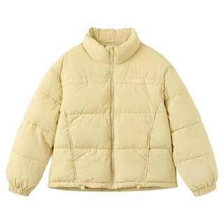 快鱼立领短款棉衣女2025年冬新款韩系通勤面包服宽松藏肉显瘦棉服