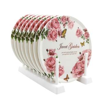 European-style thick large round resistant plate bowl dining table mat