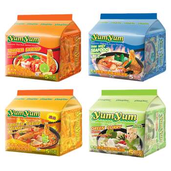 Yang yang brand tom yum kung bagged meal replacement imported from thailand