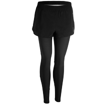 Decathlon fake two-piece fitness pants for women elastic slimming high-waisted running pants yoga pants sports pants tights SAY1