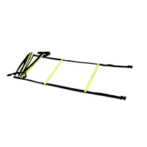 Football training equipment multi-functional upright fixed agility ladder rope ladder soft ladder childrens basketball training equipment