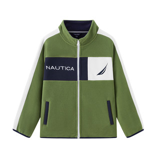 Nautica children's clothing boys and girls polar fleece jackets autumn and winter children's outdoor fleece clothes cotton clothes lambswool