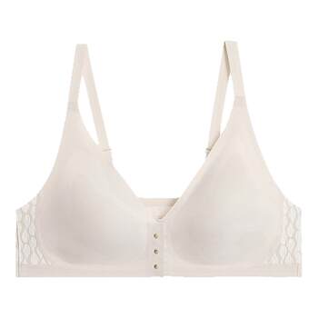 Aimer chuang mail 5 underwear women's v-neck front buckle without rims medium mold cup bra ca172021