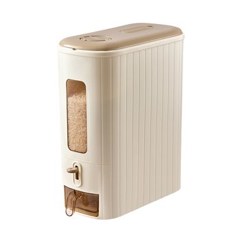 Bear press rice bucket insect-proof and moisture-proof sealed rice grain storage household food-grade rice tank rice box