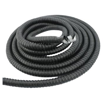 Jingsheng plastic wrap metal hose black 162025